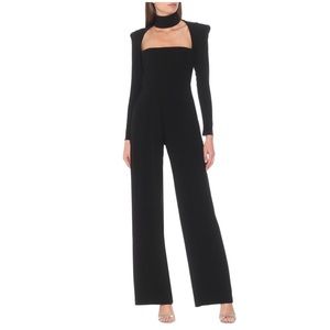 Alex Perry Morgan Cutout Crepe Jumpsuit